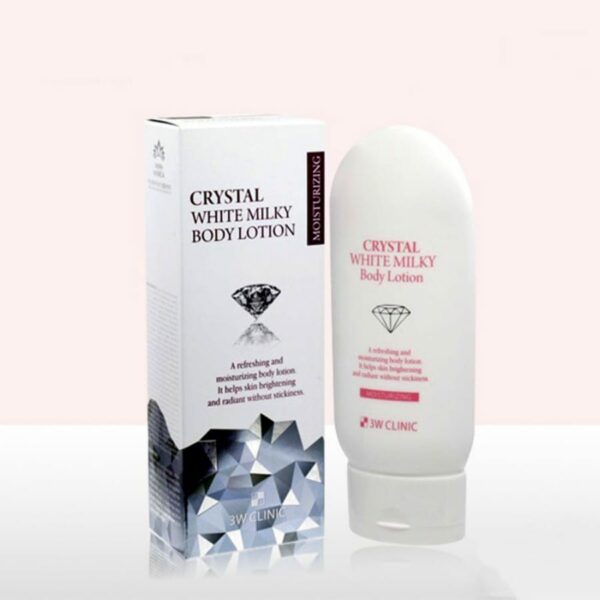 3W CLINIC CRYSTAL WHITE MILKY BODY LOTION