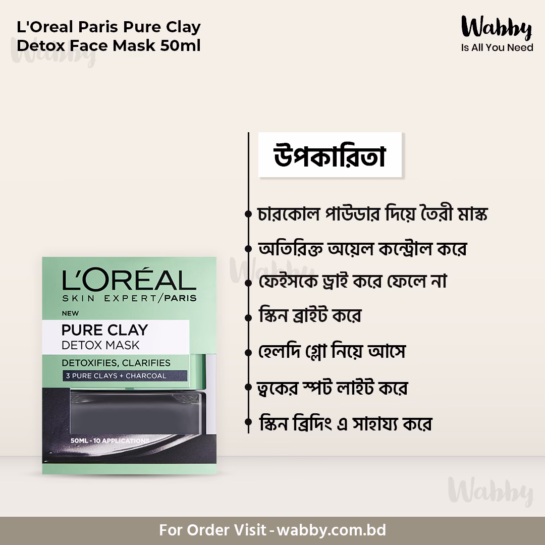 L'Oreal Paris Pure Clay Detox Face Mask