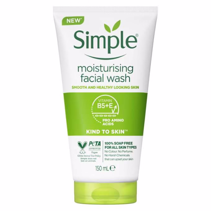 Simple Kind to Skin Moisturising Face Wash - Image 2