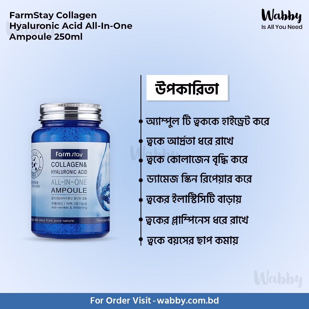 FarmStay Collagen Hyaluronic Acid All-In-One Ampoule