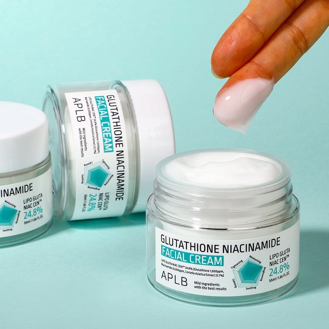 APLB Glutathione Niacinamide Facial Cream 55ml - Image 3
